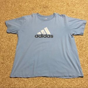 Adidas three stripe logo graphic tee men’s 2XL